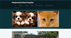 Desktop Screenshot of maplewoodanimalhospital.com